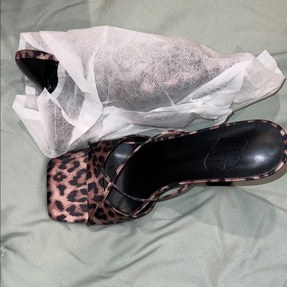 Leopard Print Women's Heels